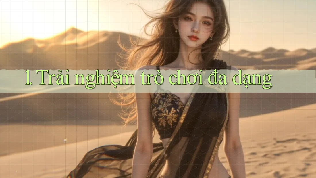 1. Trải nghiệm trò chơi đa dạng 1. Trải nghiệm trò chơi đa dạng