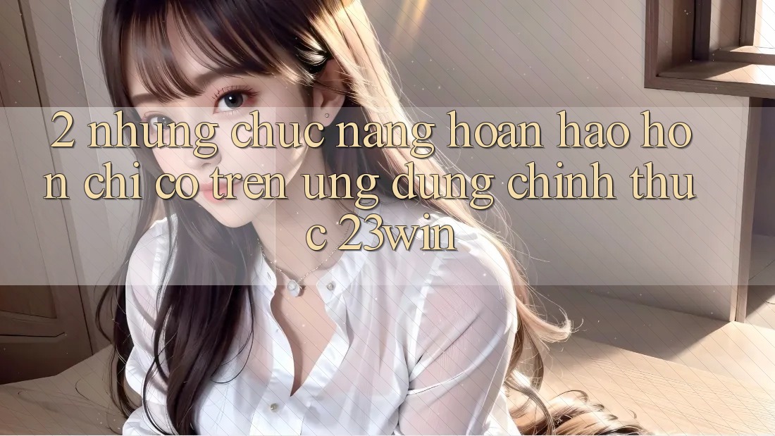 2. Những Chức năng Hoàn hảo hơn Chỉ Có Trên Ứng Dụng Chính Thức 23win