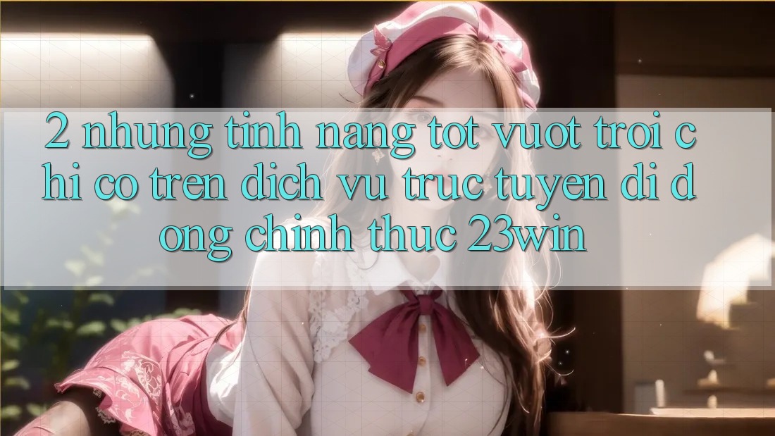 2. Những Tính Năng Tốt vượt trội Chỉ Có Trên Dịch vụ trực tuyến di động Chính Thức 23win 2. Những Tính Năng Tốt vượt trội Chỉ Có Trên Dịch vụ trực tuyến di động Chính Thức 23win