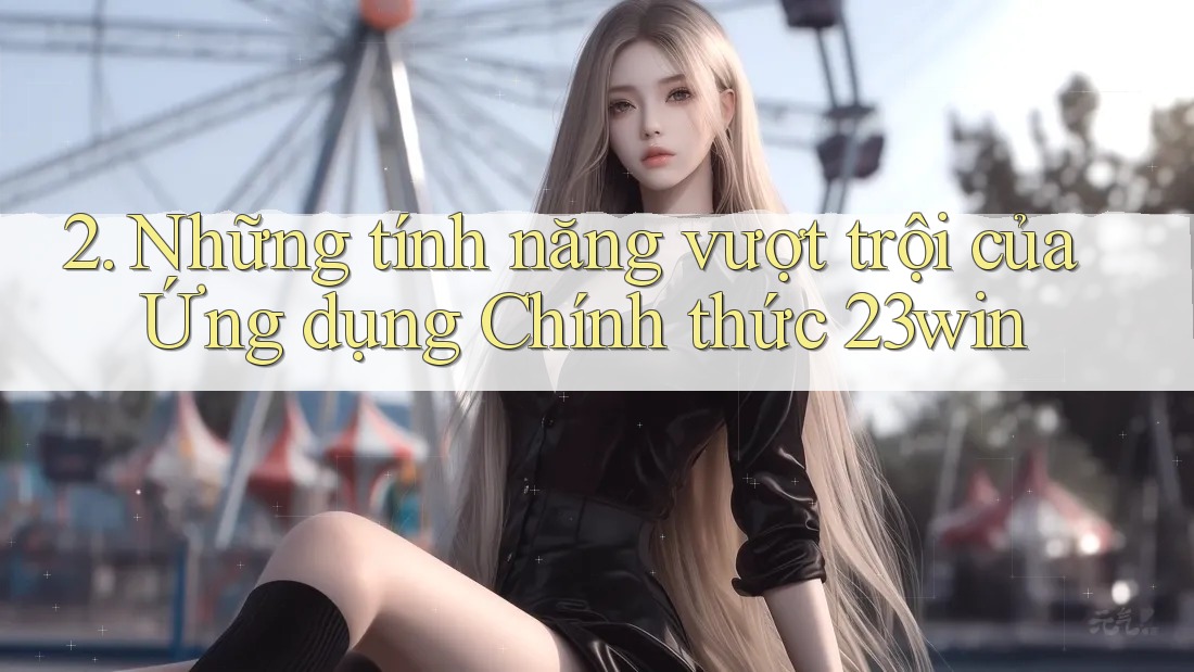 2. Những tính năng vượt trội của Ứng dụng Chính thức 23win