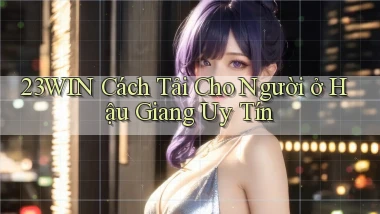 23win cách tải cho người ở Hậu Giang uy tín