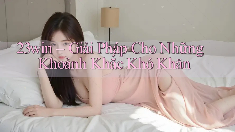 23win – Giải Pháp Cho Những Khoảnh Khắc Khó Khăn 23win – Giải Pháp Cho Những Khoảnh Khắc Khó Khăn