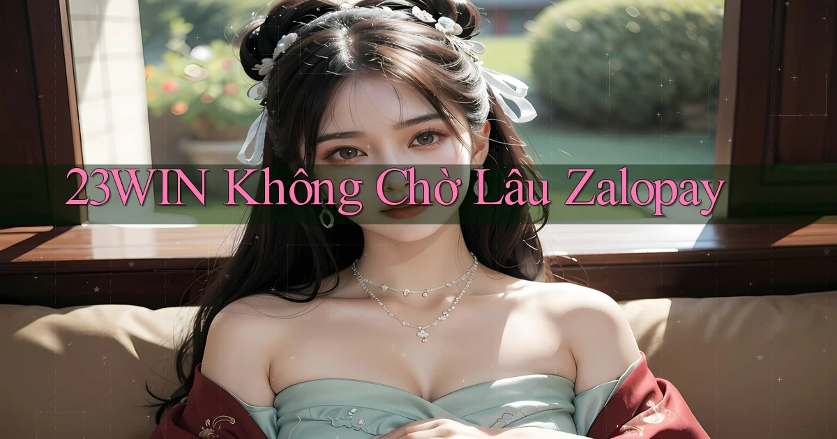 23win không chờ lâu zalopay