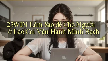 23win làm sao để cho người ở Lào Cai vận hành minh bạch