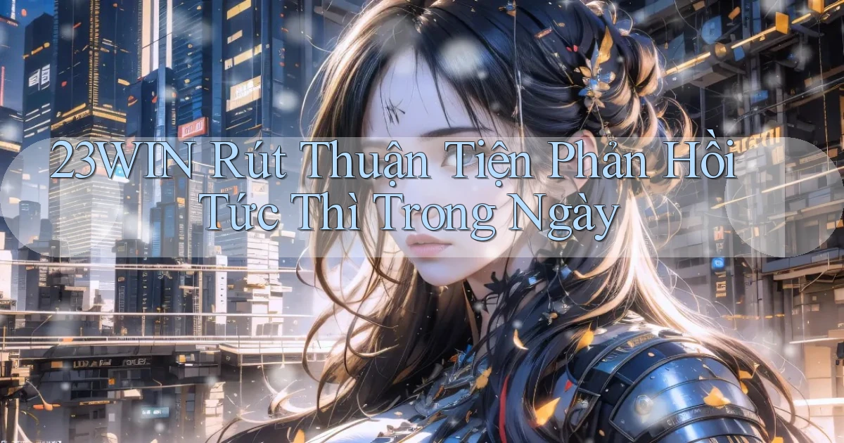 23win rút thuận tiện phản hồi tức thì trong ngày