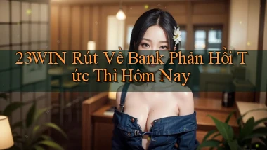 23win rút về bank phản hồi tức thì hôm nay