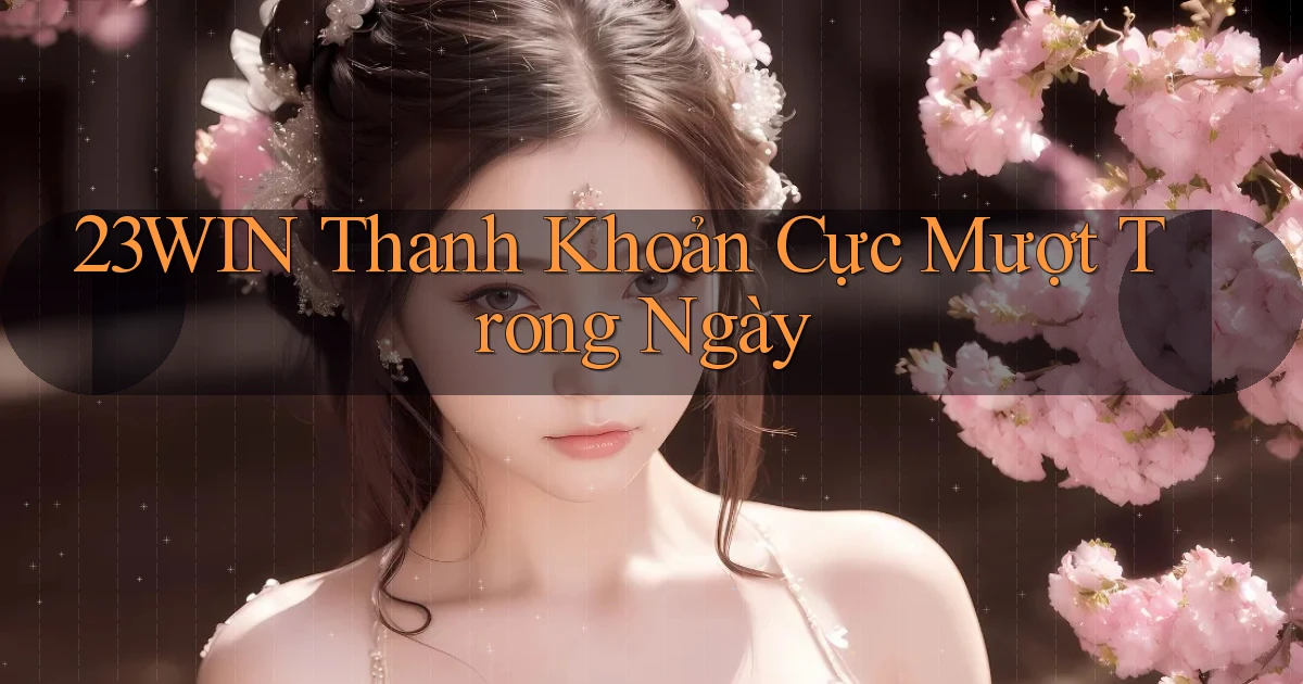23win thanh khoản cực mượt trong ngày