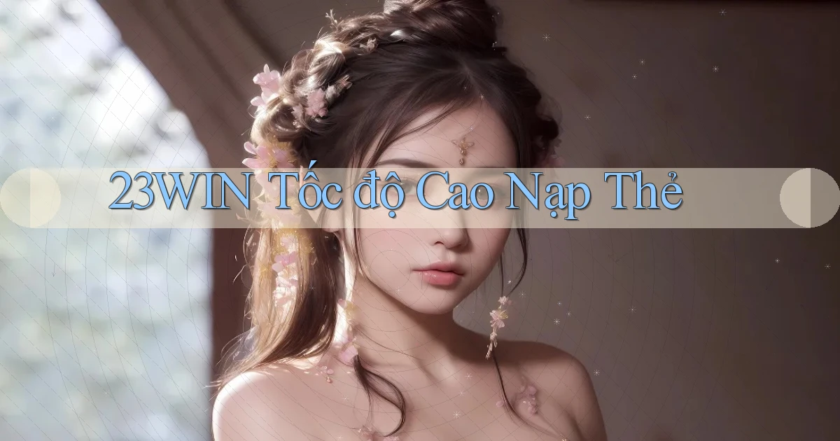 23win tốc độ cao nạp thẻ