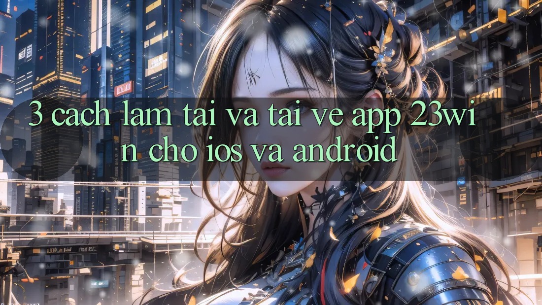 3. Cách làm Tải Và Tải về App 23win Cho iOS Và Android