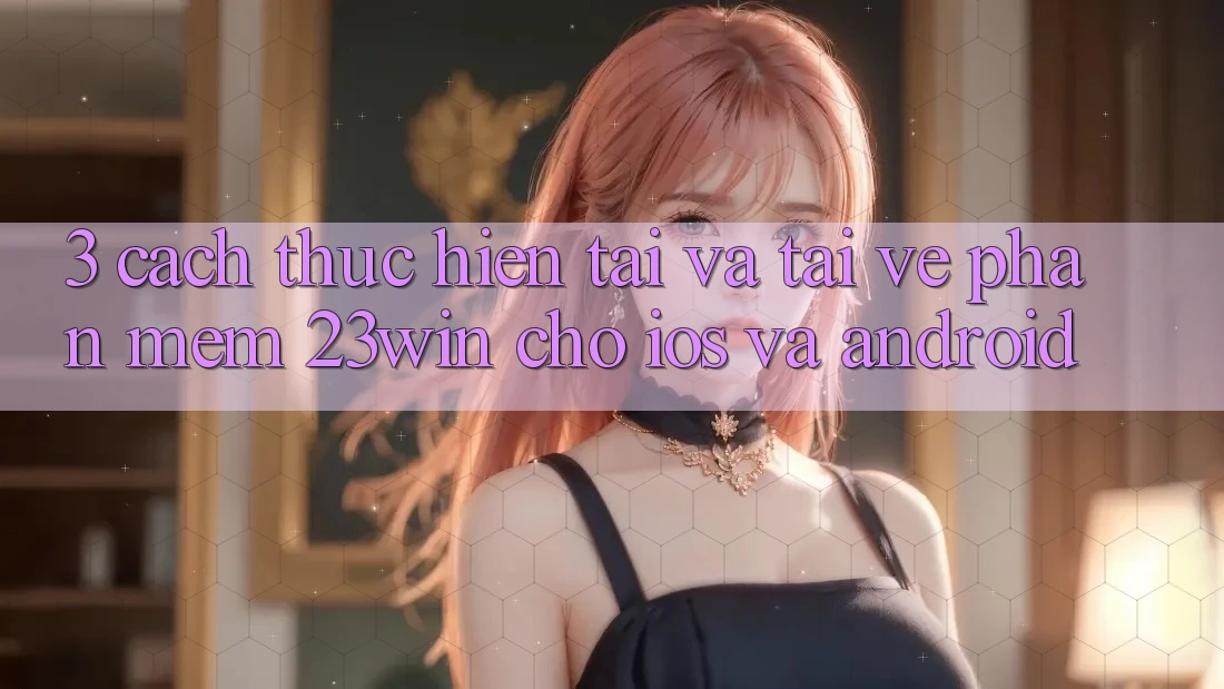 3. Cách thực hiện Tải Và Tải về Phần mềm 23win Cho iOS Và Android