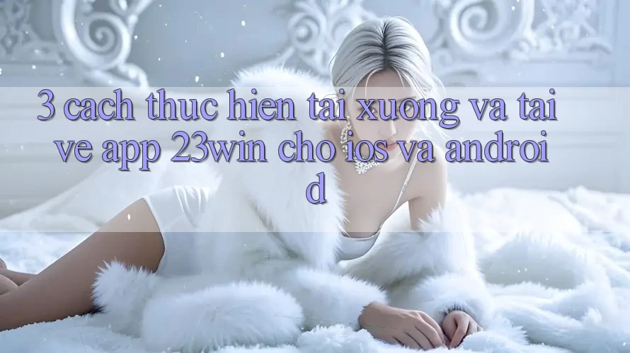 3. Cách thực hiện Tải xuống Và Tải về App 23win Cho iOS Và Android