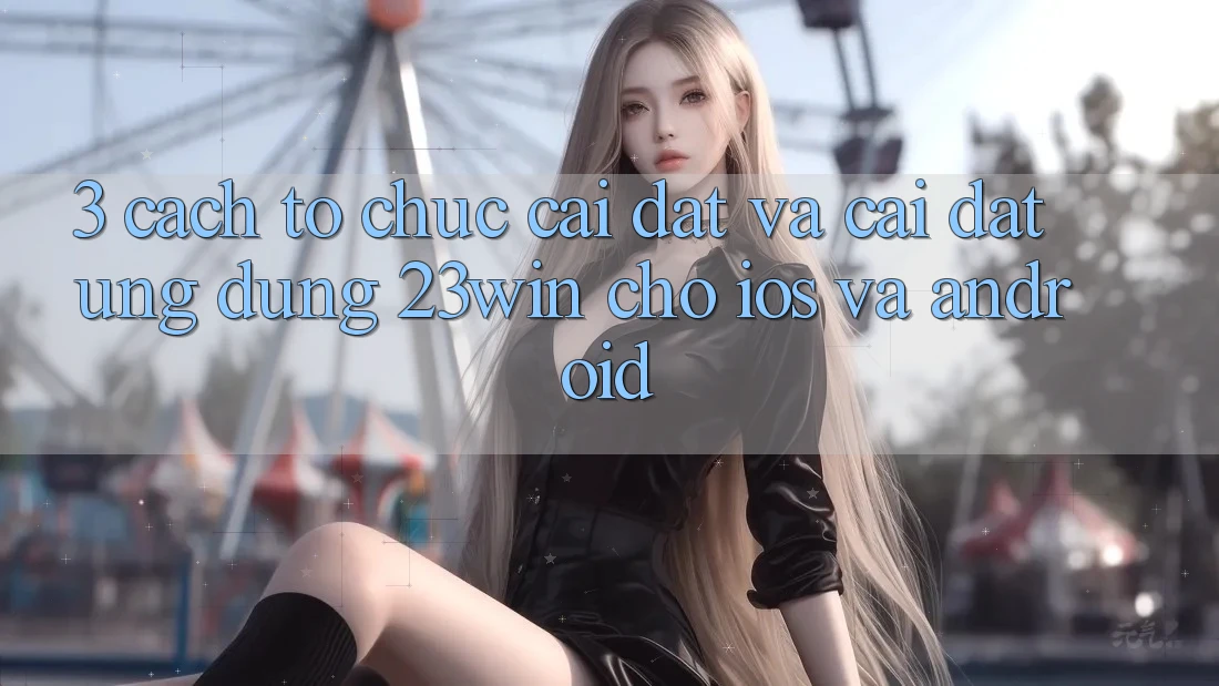 3. Cách tổ chức Cài đặt Và Cài Đặt Ứng dụng 23win Cho iOS Và Android
