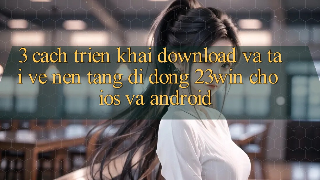 3. Cách triển khai Download Và Tải về Nền tảng di động 23win Cho iOS Và Android 3. Cách triển khai Download Và Tải về Nền tảng di động 23win Cho iOS Và Android