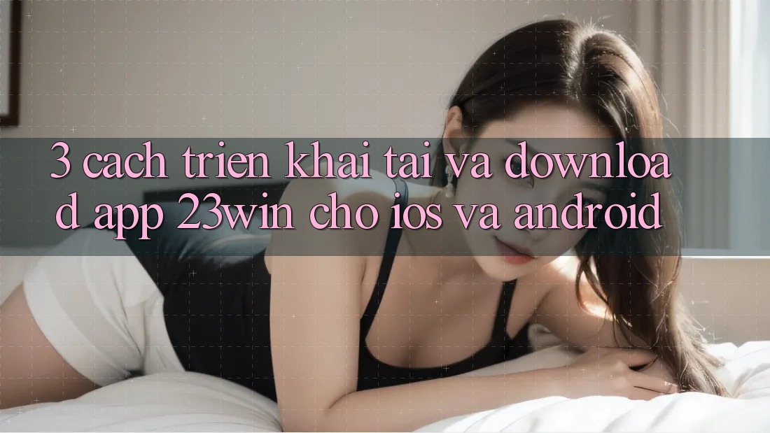 3. Cách triển khai Tải Và Download App 23win Cho iOS Và Android