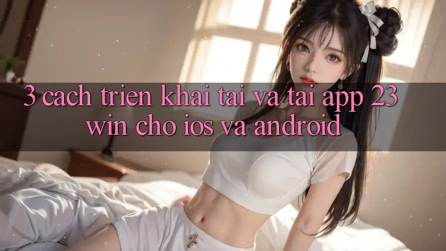 3. Cách triển khai Tải Và Tải App 23win Cho iOS Và Android