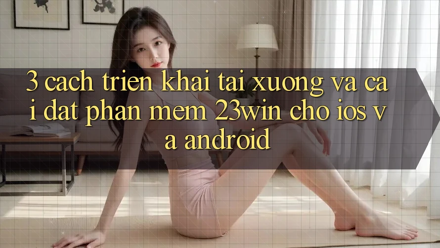 3. Cách triển khai Tải xuống Và Cài Đặt Phần mềm 23win Cho iOS Và Android