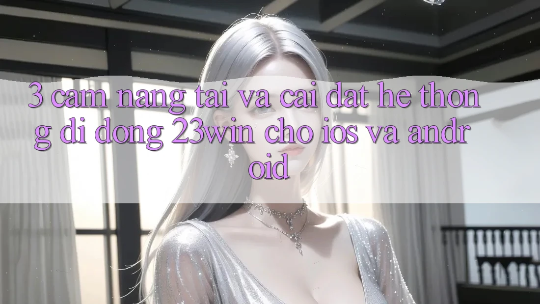 3. Cẩm nang Tải Và Cài Đặt Hệ thống di động 23win Cho iOS Và Android