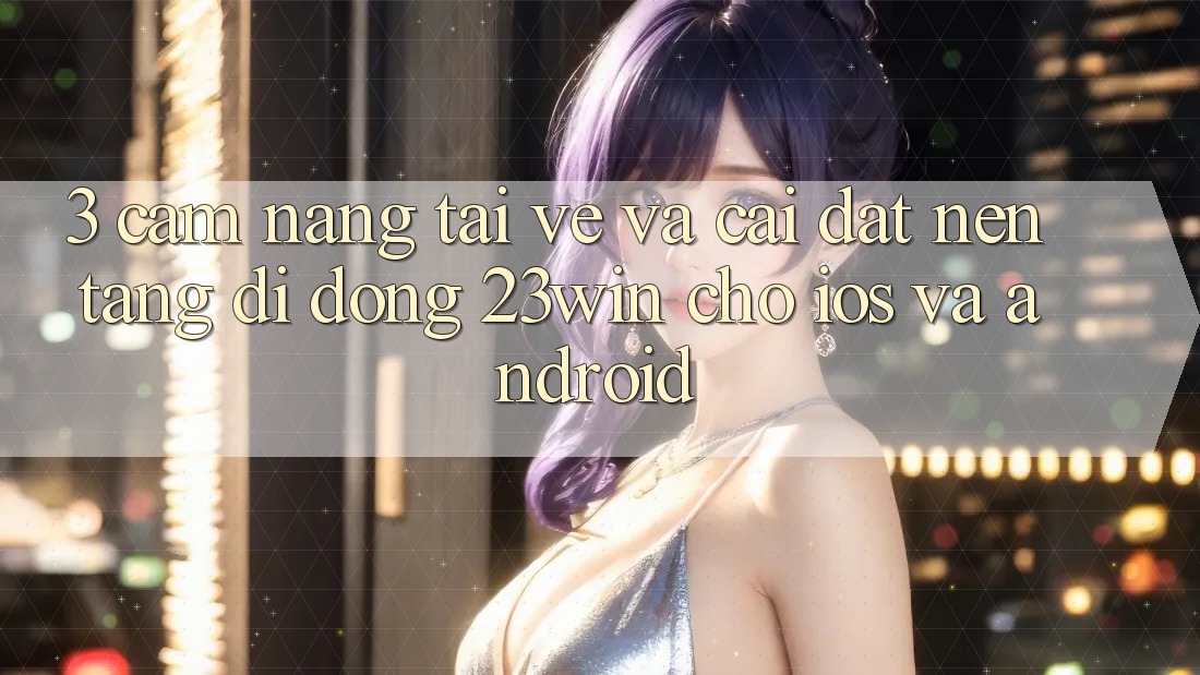 3. Cẩm nang Tải về Và Cài Đặt Nền tảng di động 23win Cho iOS Và Android