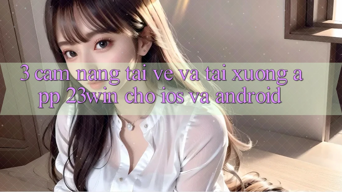 3. Cẩm nang Tải về Và Tải xuống App 23win Cho iOS Và Android