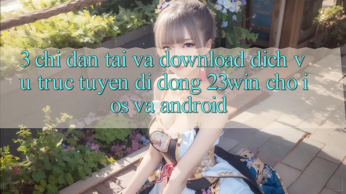 3. Chỉ dẫn Tải Và Download Dịch vụ trực tuyến di động 23win Cho iOS Và Android 3. Chỉ dẫn Tải Và Download Dịch vụ trực tuyến di động 23win Cho iOS Và Android