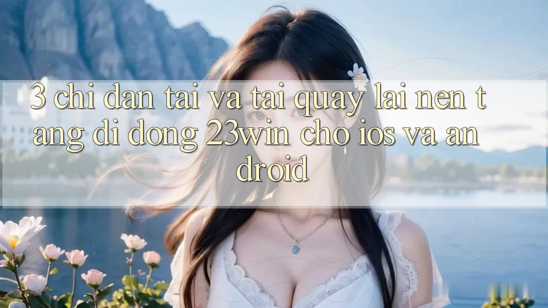 3. Chỉ dẫn Tải Và Tải quay lại Nền tảng di động 23win Cho iOS Và Android