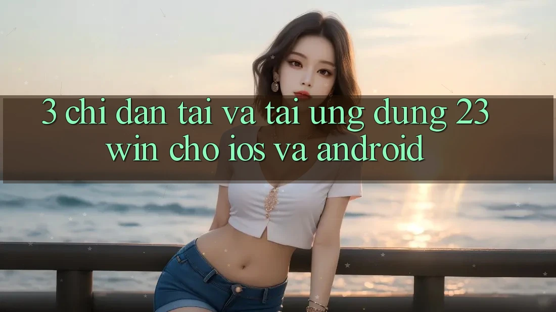 3. Chỉ dẫn Tải Và Tải Ứng dụng 23win Cho iOS Và Android