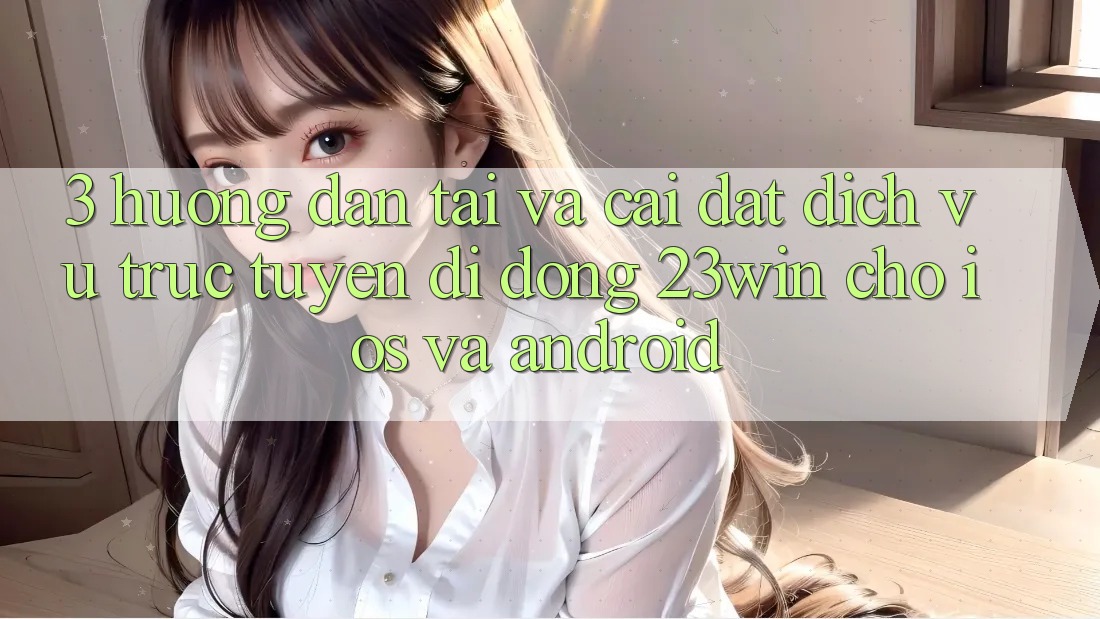 3. Hướng Dẫn Tải Và Cài Đặt Dịch vụ trực tuyến di động 23win Cho iOS Và Android