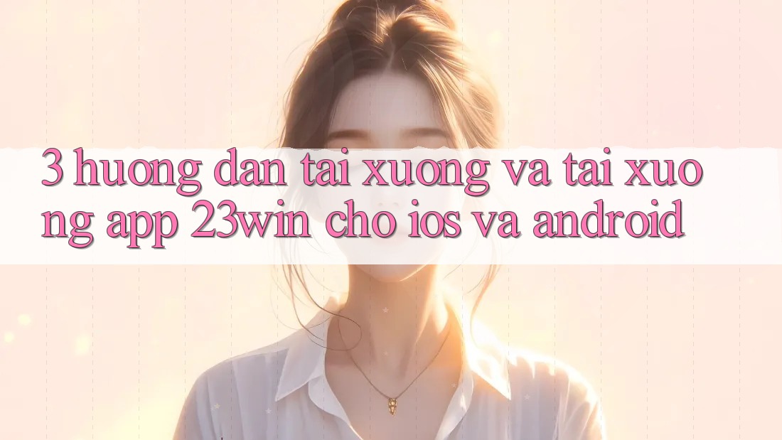 3. Hướng dẫn Tải xuống Và Tải xuống App 23win Cho iOS Và Android 3. Hướng dẫn Tải xuống Và Tải xuống App 23win Cho iOS Và Android