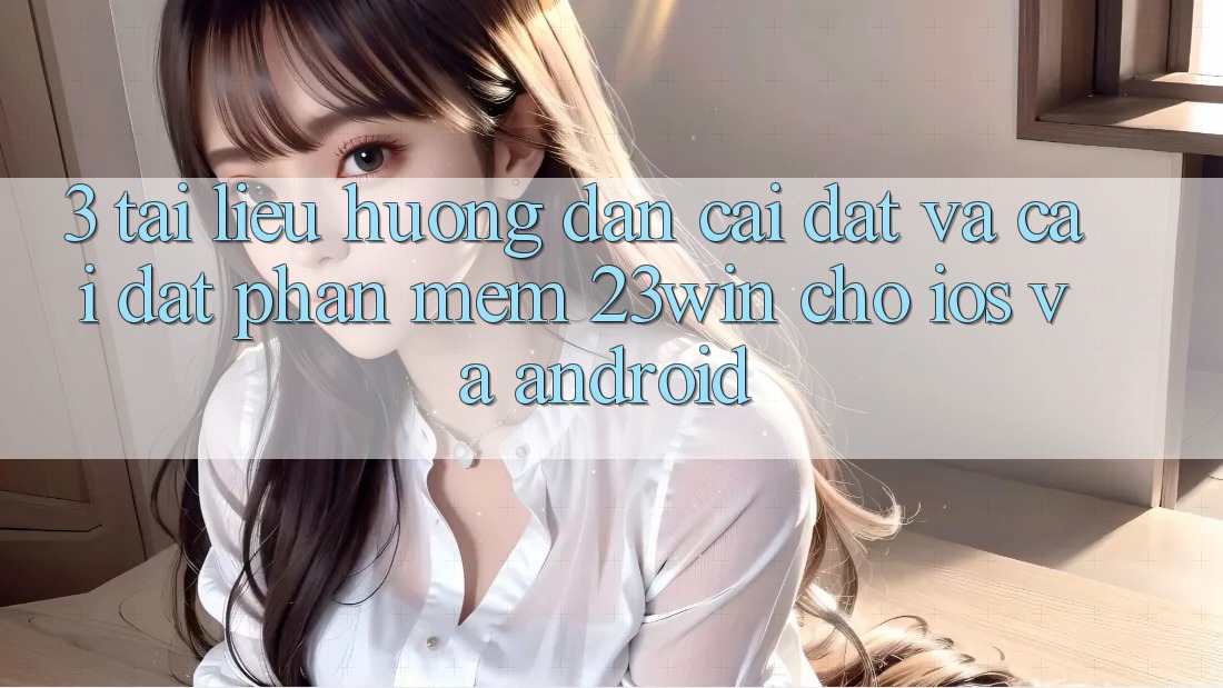 3. Tài liệu hướng dẫn Cài đặt Và Cài Đặt Phần mềm 23win Cho iOS Và Android 3. Tài liệu hướng dẫn Cài đặt Và Cài Đặt Phần mềm 23win Cho iOS Và Android