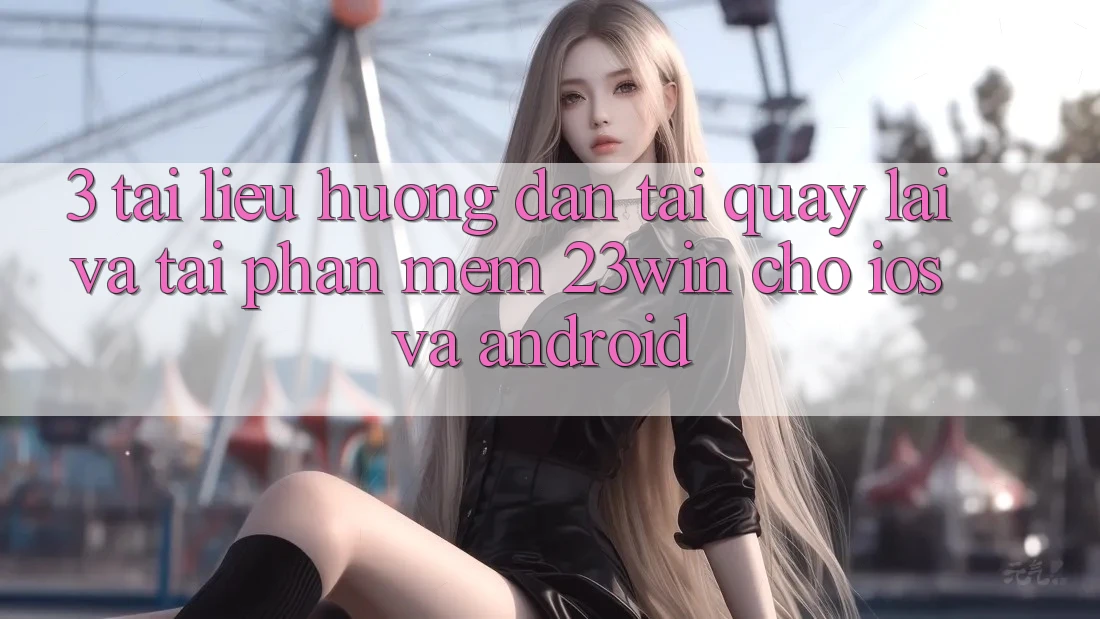 3. Tài liệu hướng dẫn Tải quay lại Và Tải Phần mềm 23win Cho iOS Và Android