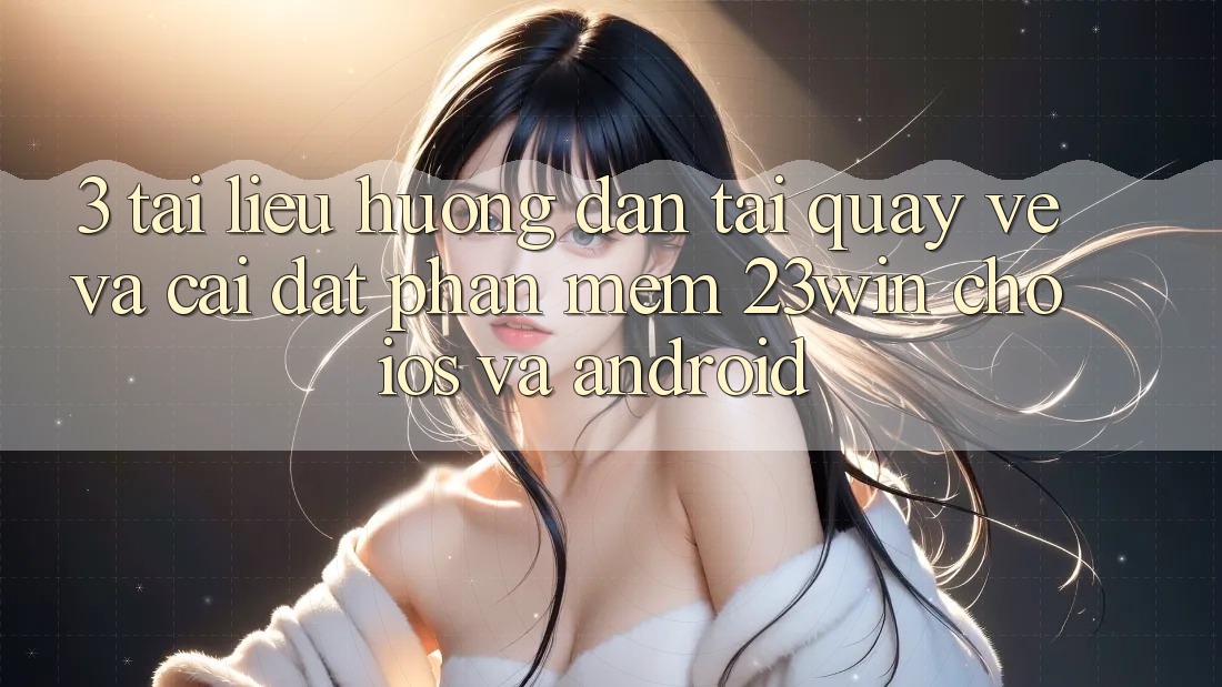 3. Tài liệu hướng dẫn Tải quay về Và Cài Đặt Phần mềm 23win Cho iOS Và Android 3. Tài liệu hướng dẫn Tải quay về Và Cài Đặt Phần mềm 23win Cho iOS Và Android