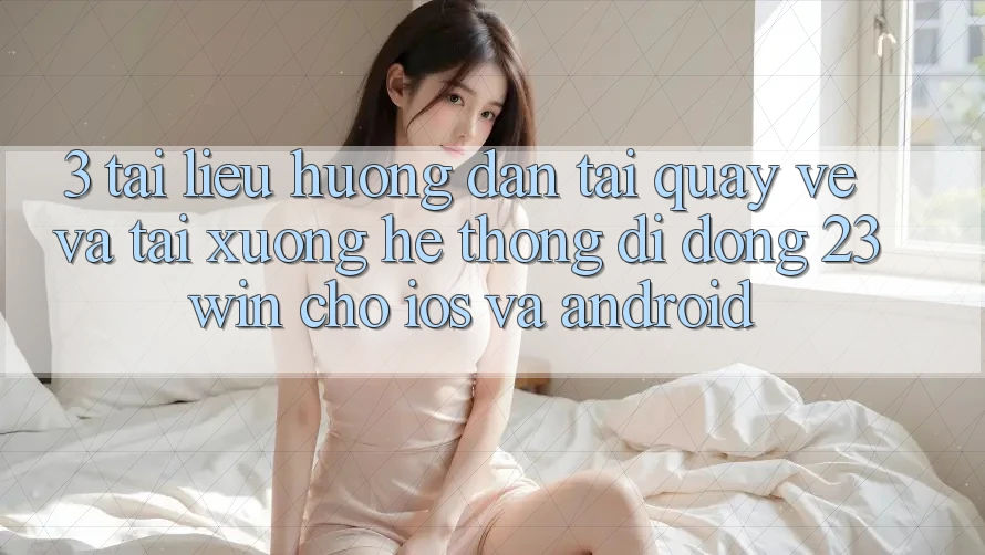 3. Tài liệu hướng dẫn Tải quay về Và Tải xuống Hệ thống di động 23win Cho iOS Và Android 3. Tài liệu hướng dẫn Tải quay về Và Tải xuống Hệ thống di động 23win Cho iOS Và Android