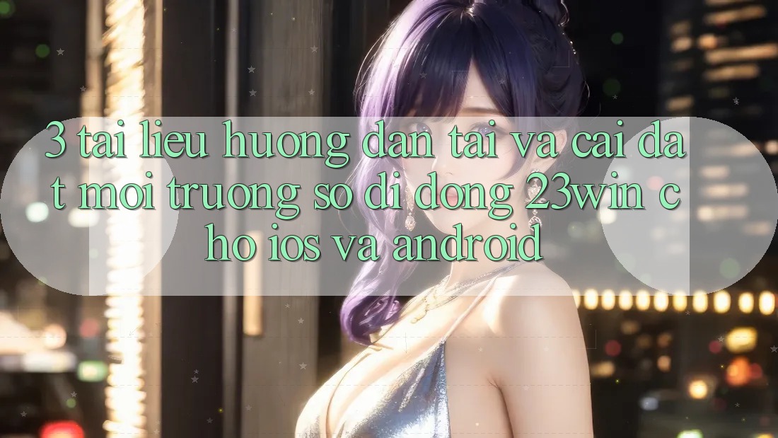 3. Tài liệu hướng dẫn Tải Và Cài Đặt Môi trường số di động 23win Cho iOS Và Android