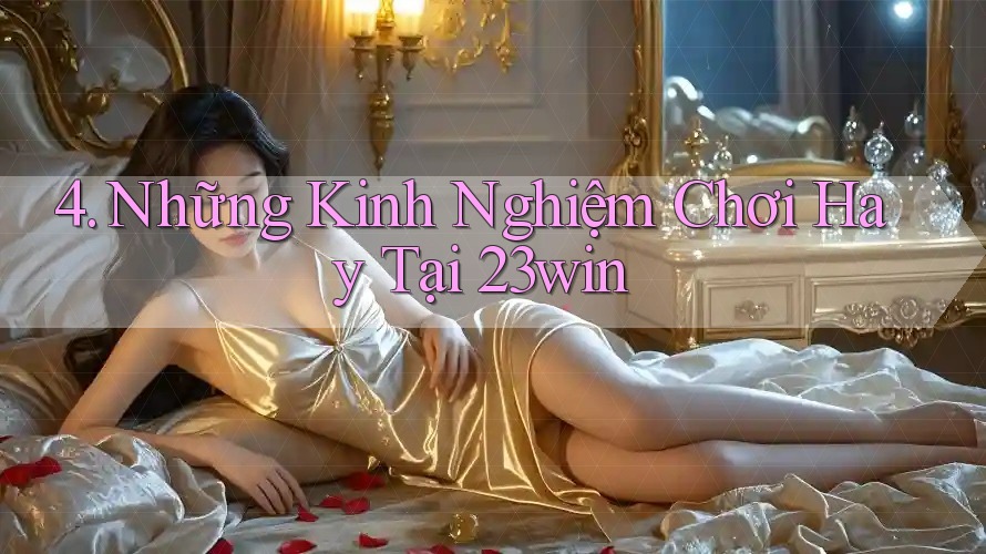 4. Những Kinh Nghiệm Chơi Hay Tại 23win 4. Những Kinh Nghiệm Chơi Hay Tại 23win