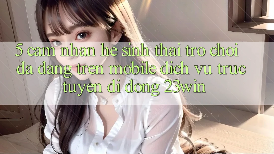 5. Cảm nhận Hệ Sinh Thái Trò Chơi Đa Dạng Trên Mobile Dịch vụ trực tuyến di động 23win