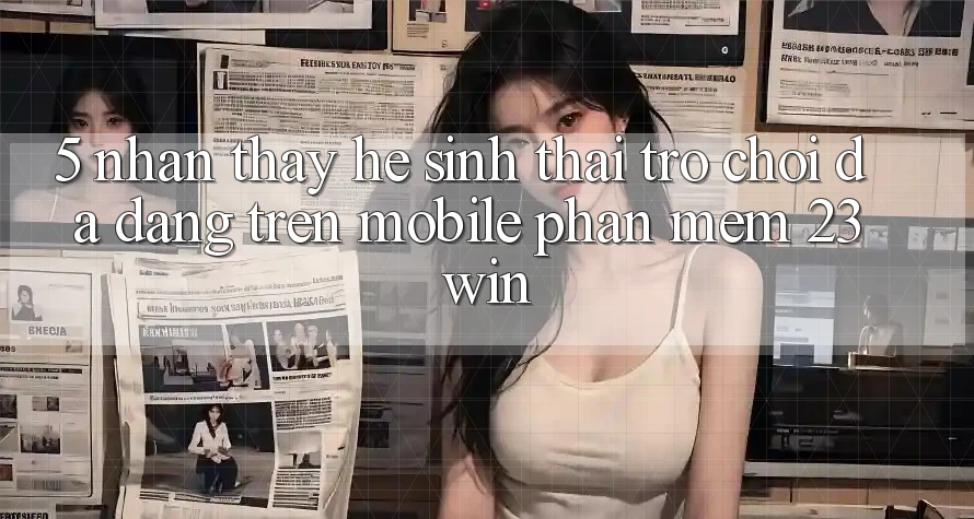 5. Nhận thấy Hệ Sinh Thái Trò Chơi Đa Dạng Trên Mobile Phần mềm 23win 5. Nhận thấy Hệ Sinh Thái Trò Chơi Đa Dạng Trên Mobile Phần mềm 23win
