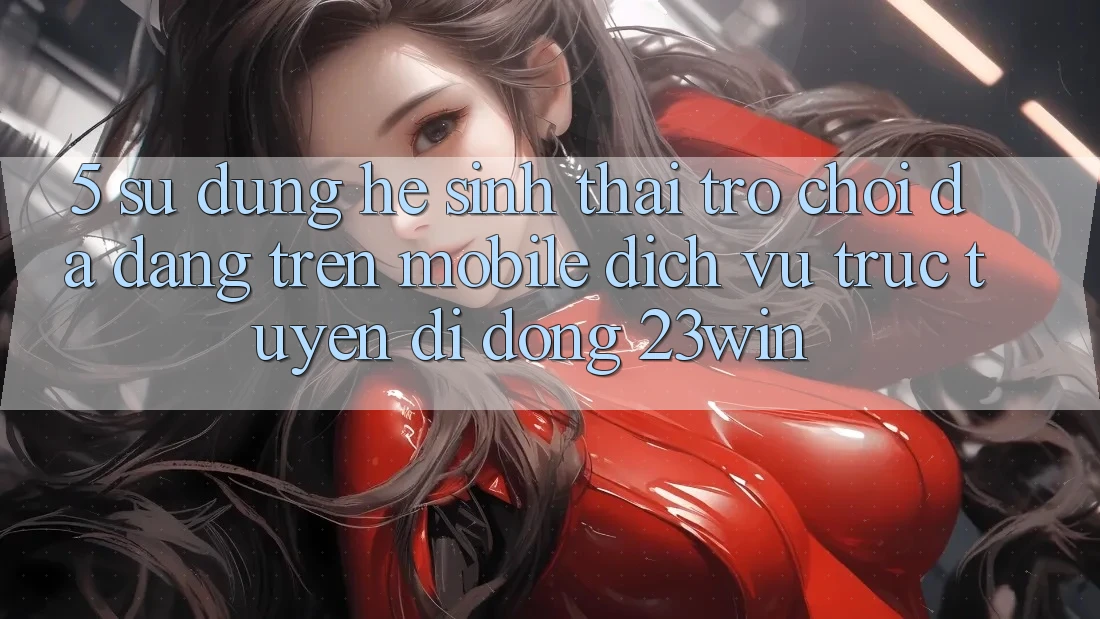 5. Sử dụng Hệ Sinh Thái Trò Chơi Đa Dạng Trên Mobile Dịch vụ trực tuyến di động 23win