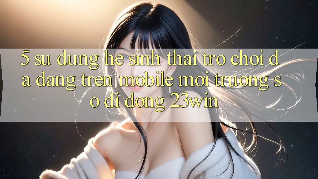 5. Sử dụng Hệ Sinh Thái Trò Chơi Đa Dạng Trên Mobile Môi trường số di động 23win