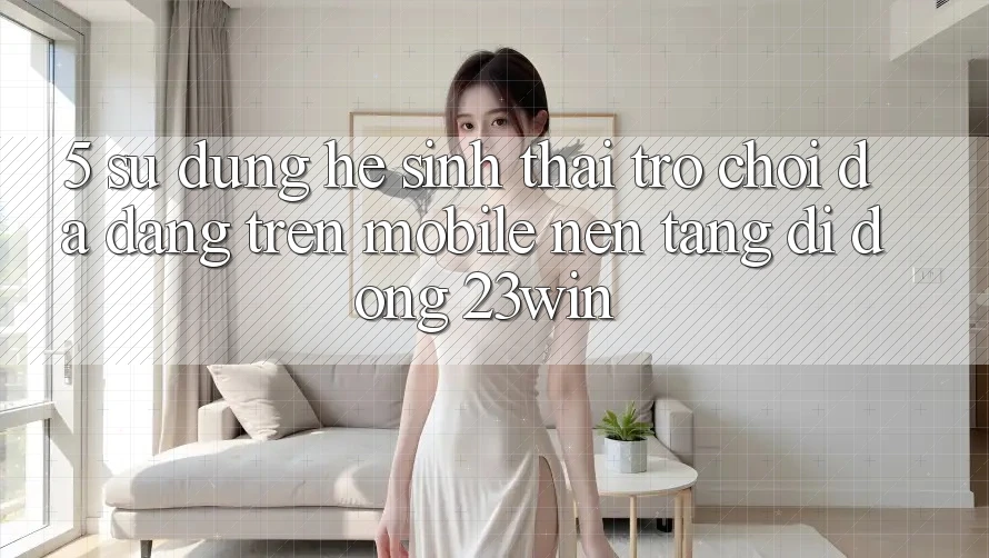5. Sử dụng Hệ Sinh Thái Trò Chơi Đa Dạng Trên Mobile Nền tảng di động 23win
