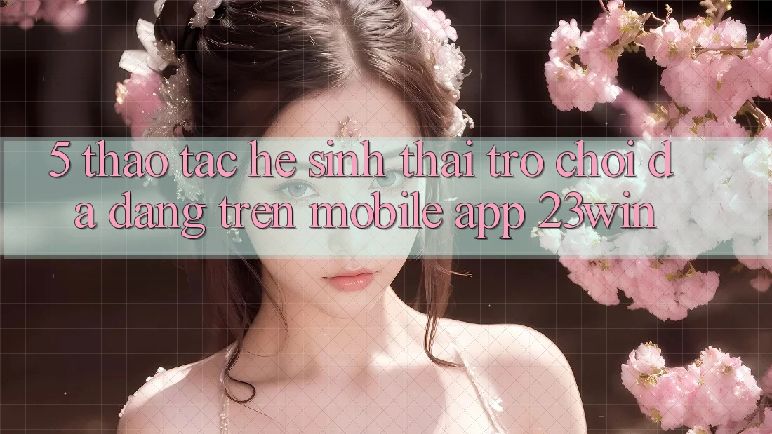 5. Thao tác Hệ Sinh Thái Trò Chơi Đa Dạng Trên Mobile App 23win