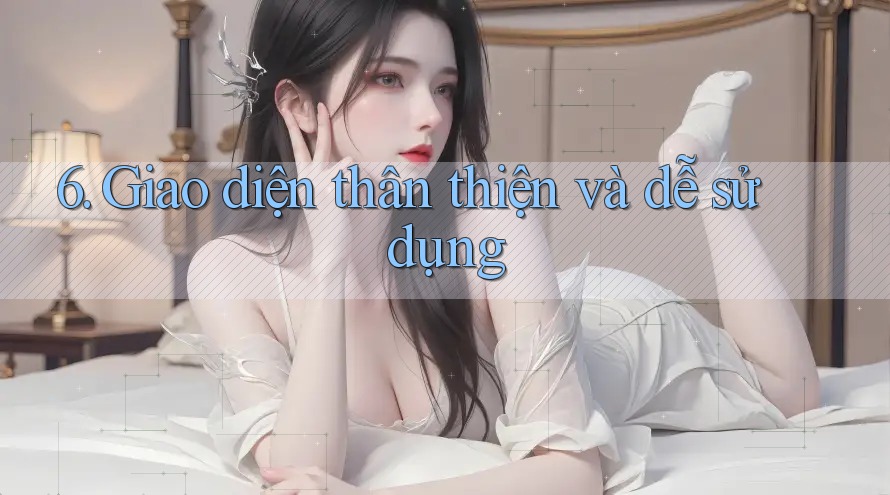 6. Giao diện thân thiện và dễ sử dụng