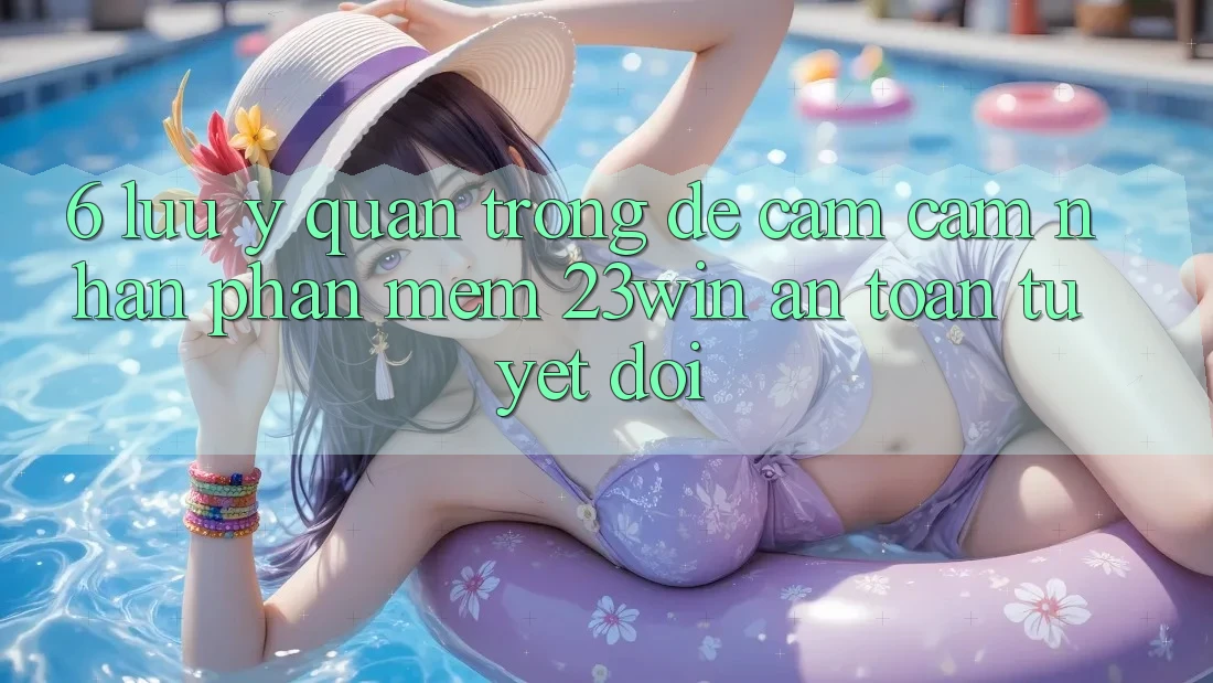 6. Lưu Ý Quan Trọng Để Cảm cảm nhận Phần mềm 23win An Toàn Tuyệt Đối