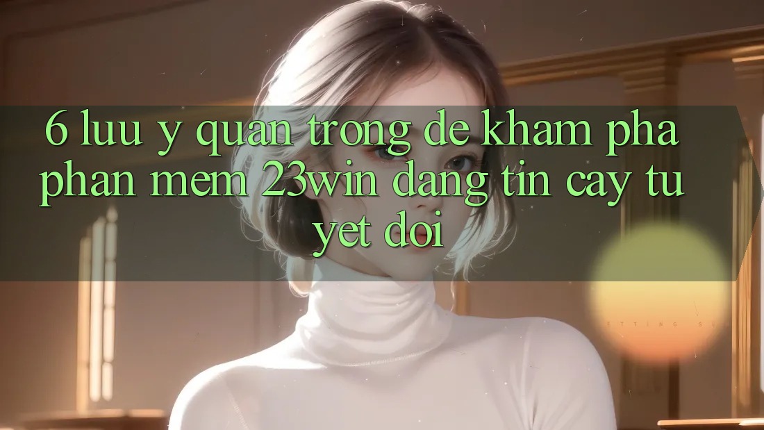 6. Lưu Ý Quan Trọng Để Khám phá Phần mềm 23win Đáng tin cậy Tuyệt Đối 6. Lưu Ý Quan Trọng Để Khám phá Phần mềm 23win Đáng tin cậy Tuyệt Đối