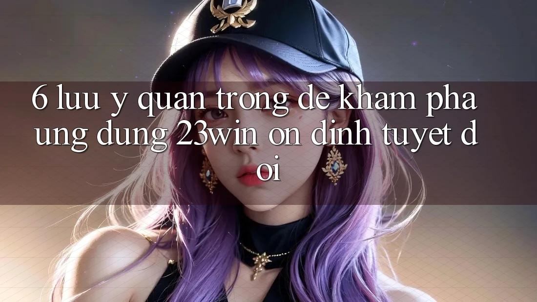 6. Lưu Ý Quan Trọng Để Khám phá Ứng dụng 23win Ổn định Tuyệt Đối