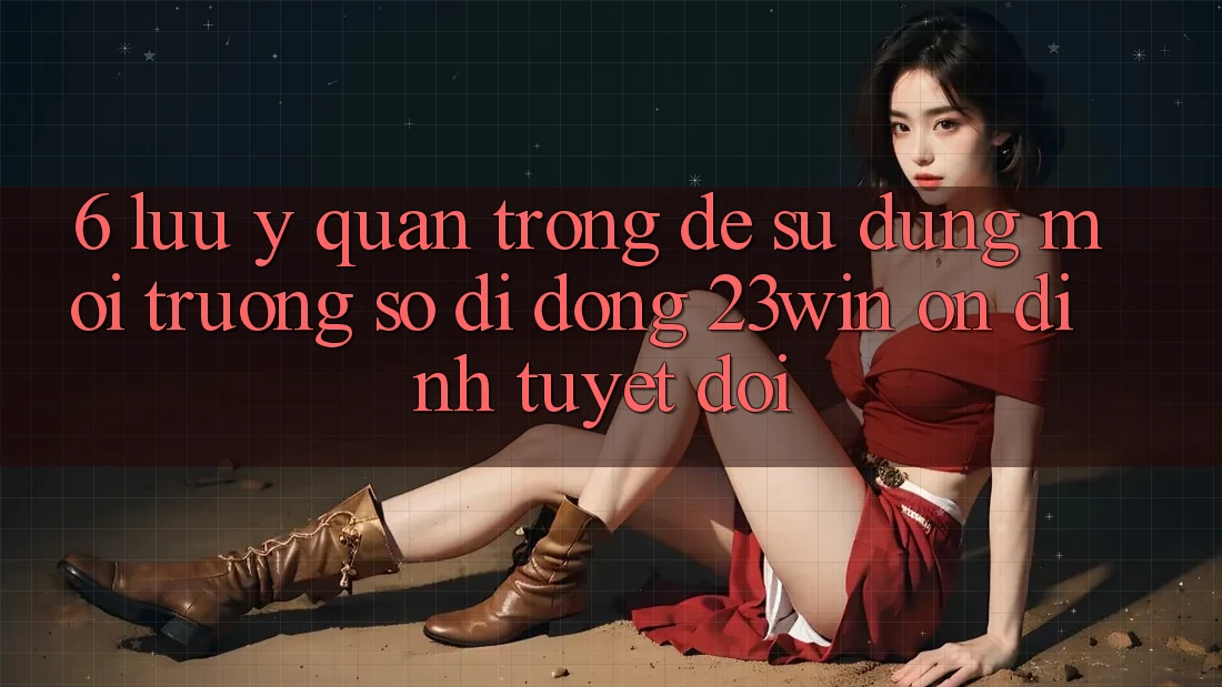 6. Lưu Ý Quan Trọng Để Sử Dụng Môi trường số di động 23win Ổn định Tuyệt Đối