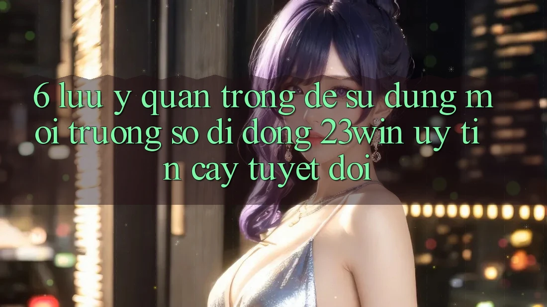 6. Lưu Ý Quan Trọng Để Sử Dụng Môi trường số di động 23win Uy tín cậy Tuyệt Đối 6. Lưu Ý Quan Trọng Để Sử Dụng Môi trường số di động 23win Uy tín cậy Tuyệt Đối