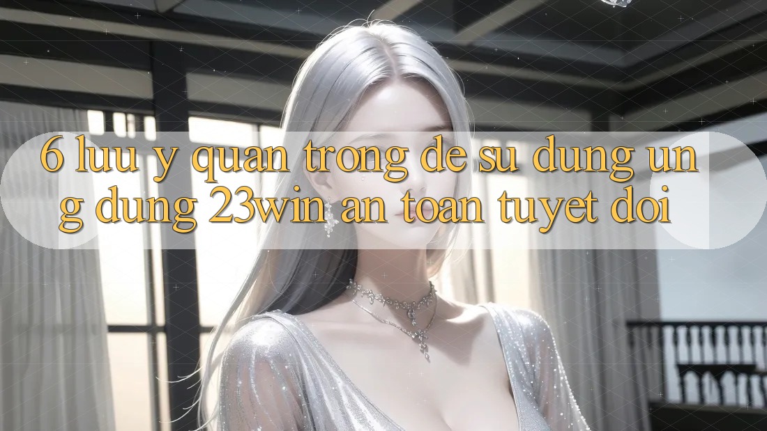 6. Lưu Ý Quan Trọng Để Sử Dụng Ứng dụng 23win An Toàn Tuyệt Đối