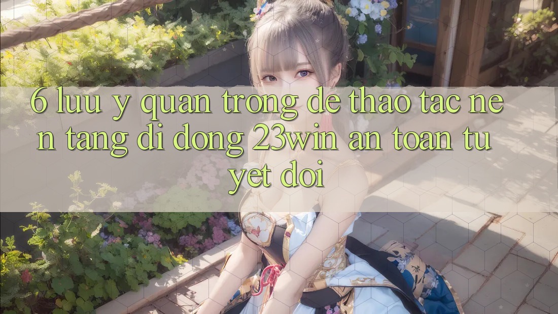 6. Lưu Ý Quan Trọng Để Thao tác Nền tảng di động 23win An Toàn Tuyệt Đối