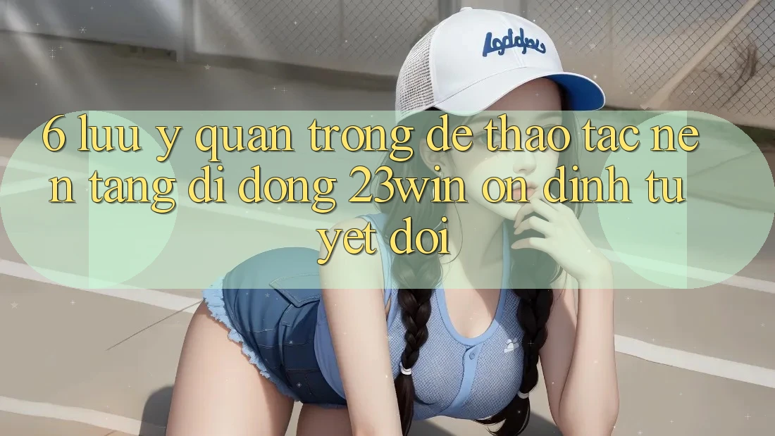 6. Lưu Ý Quan Trọng Để Thao tác Nền tảng di động 23win Ổn định Tuyệt Đối