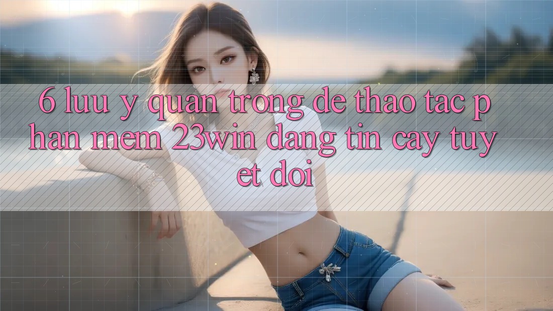 6. Lưu Ý Quan Trọng Để Thao tác Phần mềm 23win Đáng tin cậy Tuyệt Đối